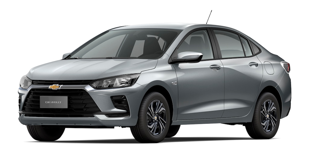 Chevrolet Onix Plus AT cor Prata Shark